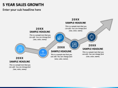 5 Year Sales Growth PPT Slide 1