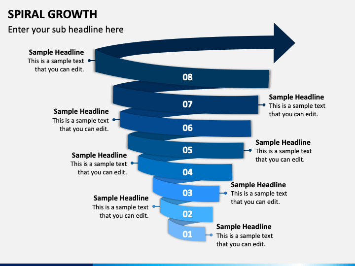 Spiral Growth PPT Slide 1