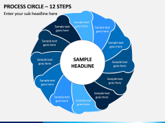 Process Circle - 12 Steps PPT Slide 1