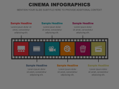 Cinema Infographics Animated Presentation - SketchBubble