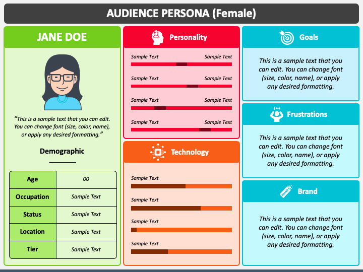 Audience Persona PPT Slide 1