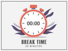 5 Minutes Animated Countdown Timer Free PPT Slide 2