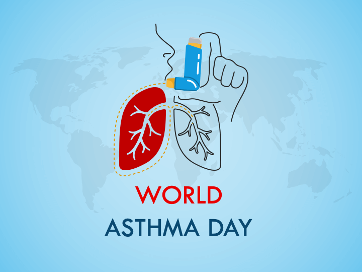 Free World Asthma Day PowerPoint Template and Google Slides Theme