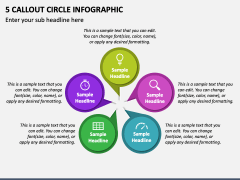 5 Callout Circle Infographic PPT Slide 2