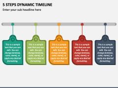 5 Steps Dynamic Timeline PPT Slide 2