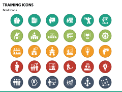 Training Icons PPT Slide 3