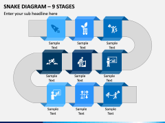 Snake Diagram - 9 Stages PPT Slide 1