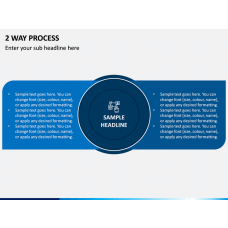 2 Pathways (2 Way Diagram) PowerPoint Template - PPT Slides