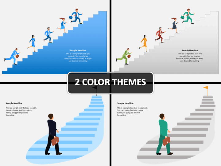 Climbing Stairs PPT Cover Slide