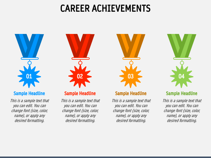 Career Achievements PPT Slide 1