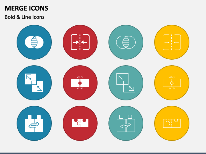 Merge Icons PPT Slide 1