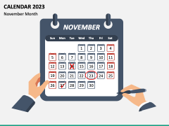 Calendar 2023 Type 1 PPT Slide 11
