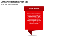 Attractive Definition Text Box PPT Slide 1