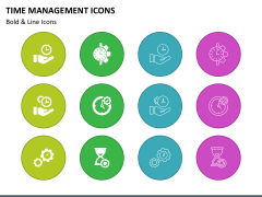 Time Management Icons Slide 1
