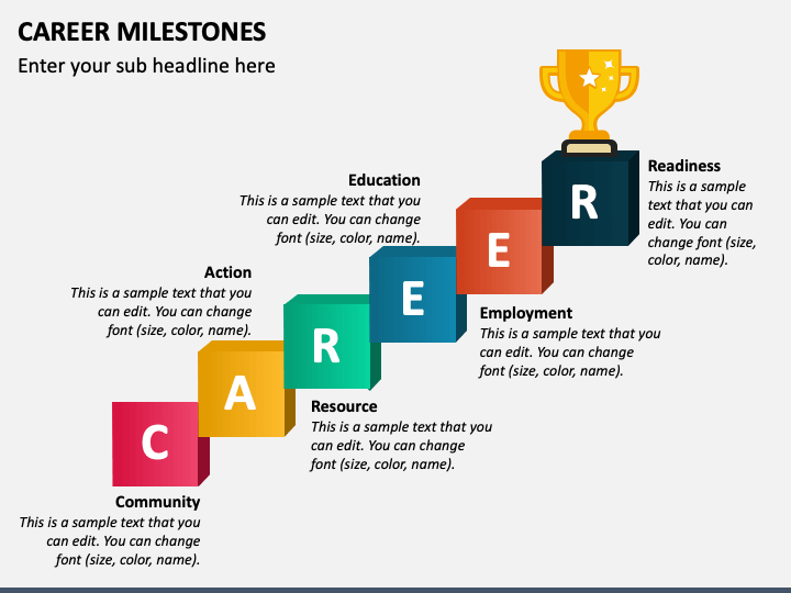 Career Milestones PPT Slide 1