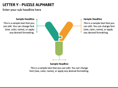 Letter Y - Puzzle Alphabet PPT Slide 2