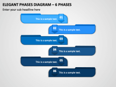 Elegant Phases Diagram - 6 Phases PPT Slide 1
