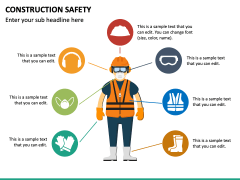 Construction Safety PowerPoint Template - PPT Slides