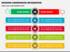 Modern Comparison Infographic PPT Slide 1