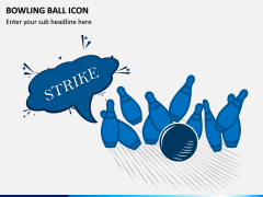 Bowling Ball Icons PPT Slide 2
