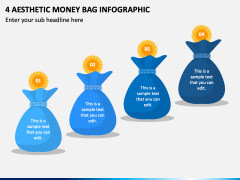 4 Aesthetic Money Bag Infographic PPT Slide 1