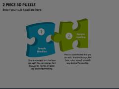 2 Piece 3D Puzzle Animated Presentation - SketchBubble