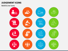 Judgement Icons PPT Slide 2