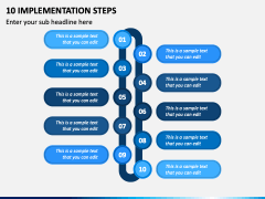 10 Implementation Steps PPT Slide 1