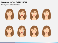 Woman Facial Expression PPT Slide 5