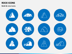 Rock Icons PPT Slide 2