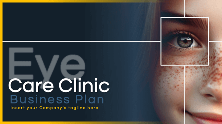 Eye Care Clinic Business Plan PPT Slide 1