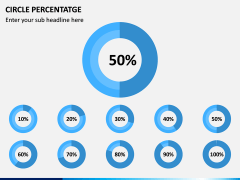 Circle Percentage PPT Slide 1
