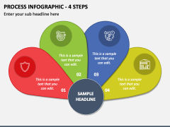 Process Infographic - 4 Steps PPT Slide 1