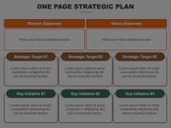 One Page Strategic Plan Animated Presentation - SketchBubble