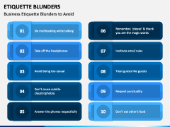 Etiquette Blunders PPT Slide 6