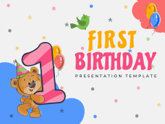 sample video presentation for 1st birthday