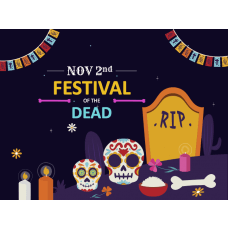 beautiful powerpoint presentation templates free download Festival of the Dead Free PPT Slide 1