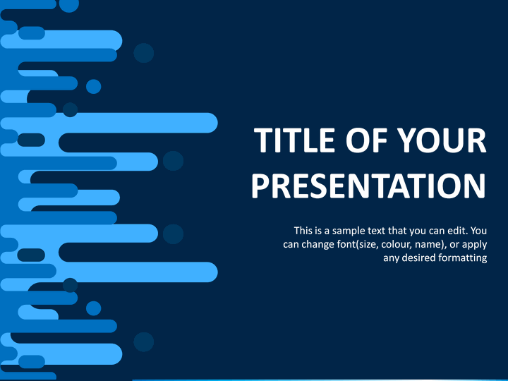 professional presentation title slide