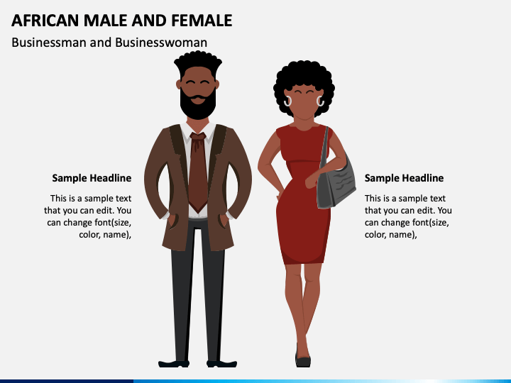 African Male and Female PPT Slide 1