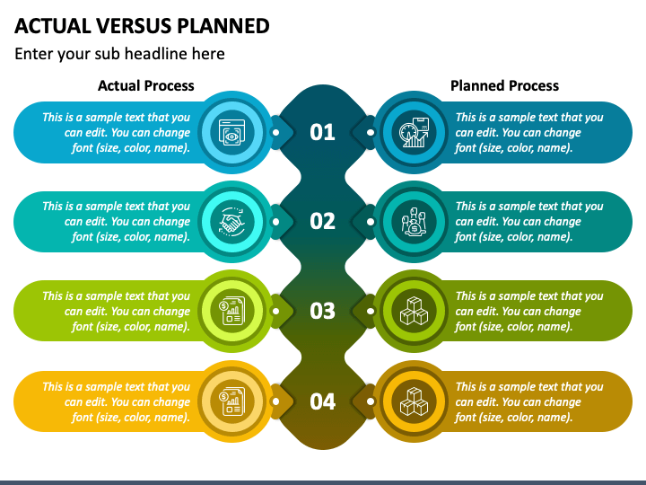 Actual Versus Planned PPT Slide 1