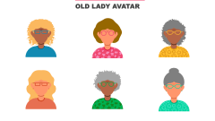 Old Lady Avatar PPT Slide 1