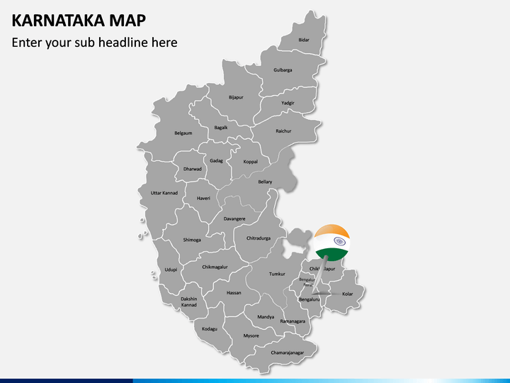 Karnataka Map PowerPoint | SketchBubble