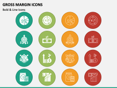 Gross Margin Icons PPT Slide 1