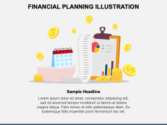 Financial Planning Illustration PPT Slide 1