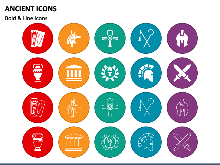 Ancient Icons PPT Slide 1