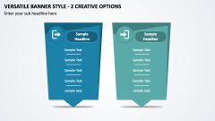 Versatile Banner Style - 2 Creative Options PPT Slide 1