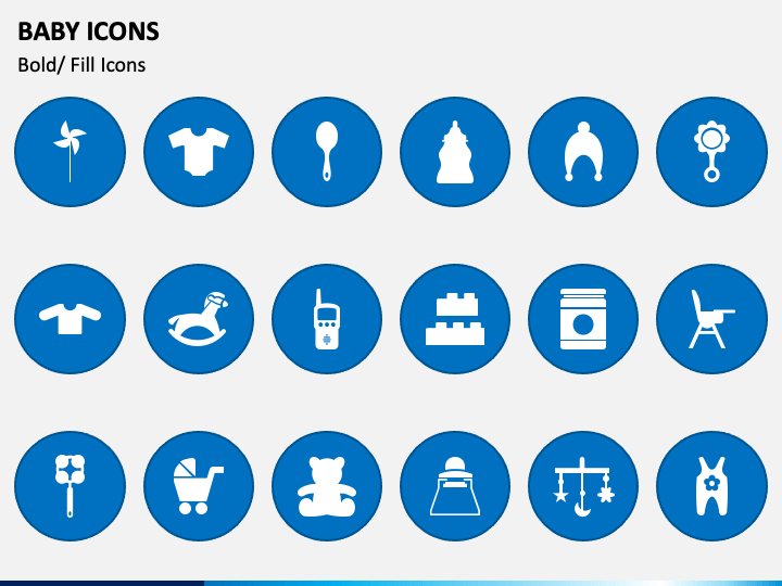 Baby Icons PPT Slide 1