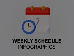 Weekly Schedule Infographics Animated Presentation - SketchBubble