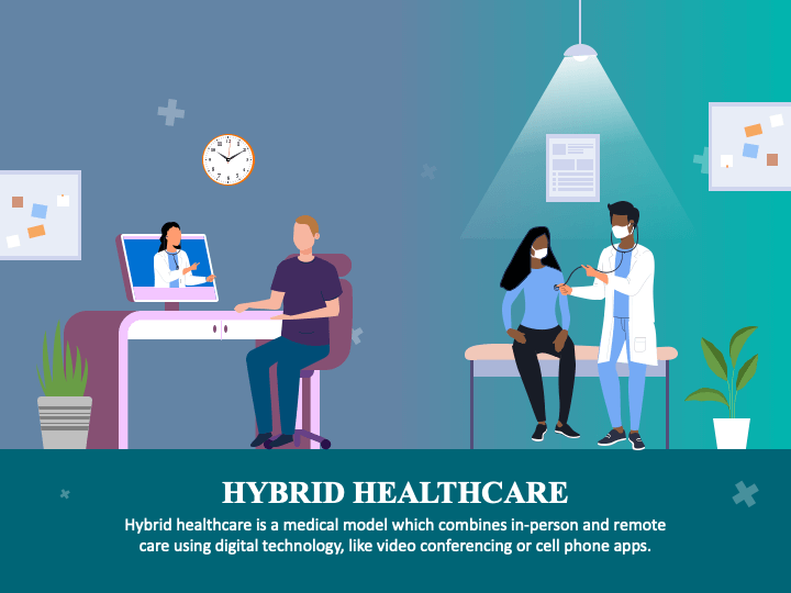 Hybrid Healthcare PPT Slide 1