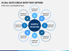 8 Call Outs Circle With Text Option PPT Slide 1